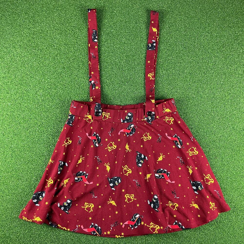 Vintage Fantastic Beasts The Secrets of Dumbledore Niffler Suspender Skirt Sz 2